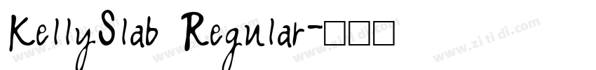 KellySlab Regular字体转换